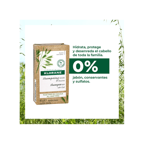 Shampoo Sólido de Avena x 80 gr
