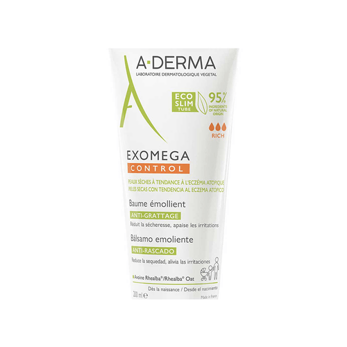 Bálsamo Emoliente A-derma Exomega Control Pieles Atópicas x 200 ml