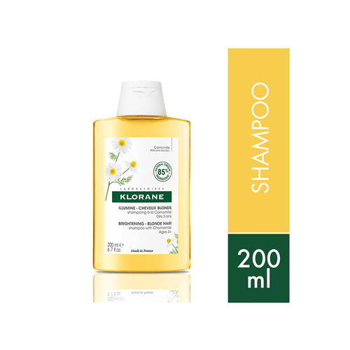Shampoo Reflejos Rubios Klorane Camomila x 200 ml