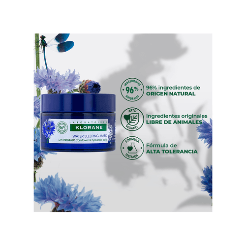 Crema Hidratante de Noche Klorane Bleuet x 50 ml