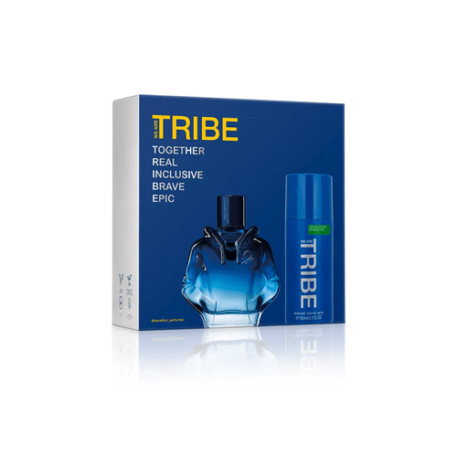 Estuche Benetton Man Tribe EDT + Deo 90 ml