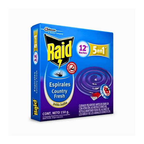Espiral Raid Country Fresh x 12 unid