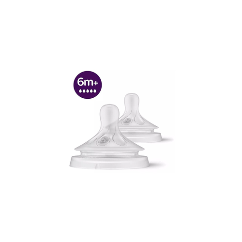 Tetina Natural Response Philips Avent 6m+ Flujo Rapido x 2 unid