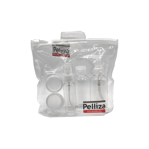 Set de Viaje Pelliza Accesorios 6 Piezas + Bolso