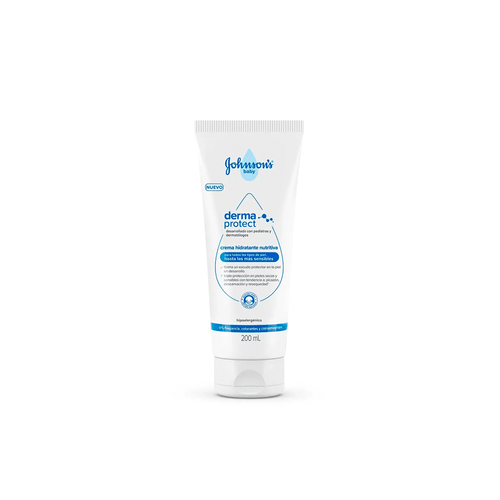Crema Hidratante Nutritiva Johnson´s Baby Derma Protect x 200 ml
