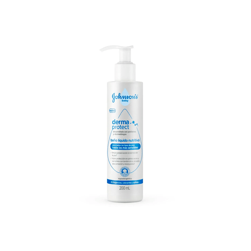 Jabón Líquido Nutritivo Johnson's Baby Derma Protect x 200 ml