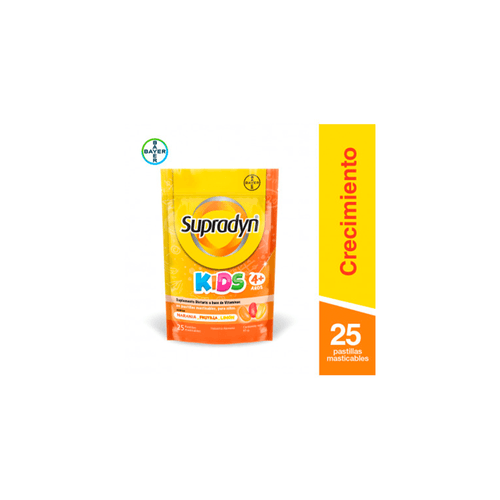 Suplemento Dietario Supradyn Kids x 25 comp mast