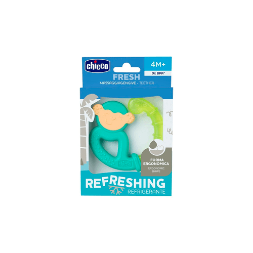 Mordillo Chicco Mono o Perezoso Fresh +4 Meses x 1 unid. (Color Sujeto a stock)