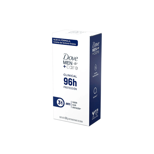Antitranspirante Dove Men Clinical Soft Solid x 58 gr