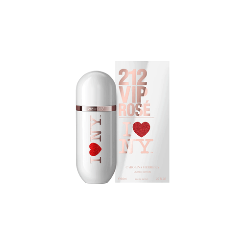 Perfume Carolina Herrera 212 Vip Rosé I Love NY Edp x 80 ml