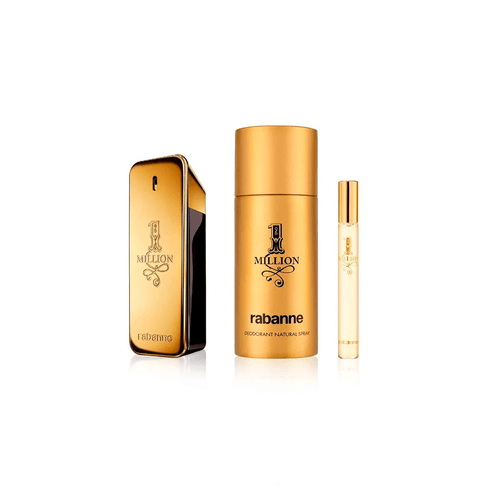 Estuche Paco Rabanne Million Men EDT + Deo + Body Lotion