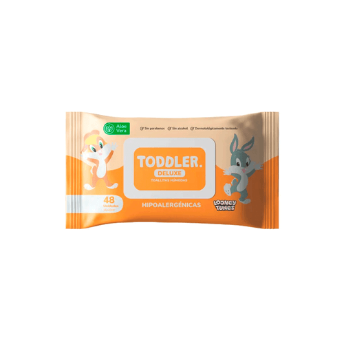 Toallas Humedas Toddler Con Aloe Vera x 48 unid