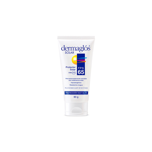 Protector Solar Dermaglós Crema FPS65 x 90 gr