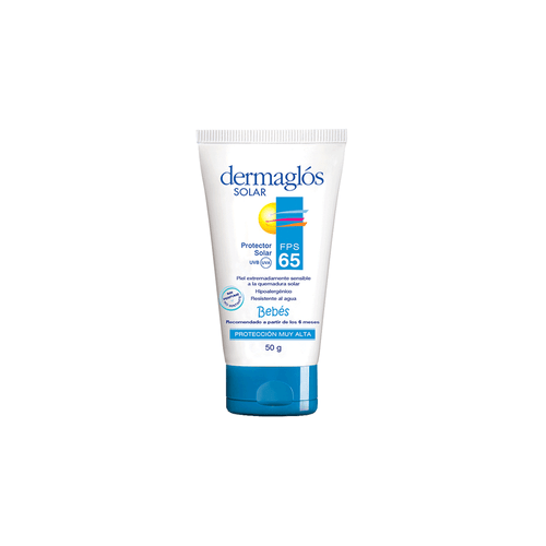 Protector Solar Dermaglos FPS 65 Bebes x 50 gr