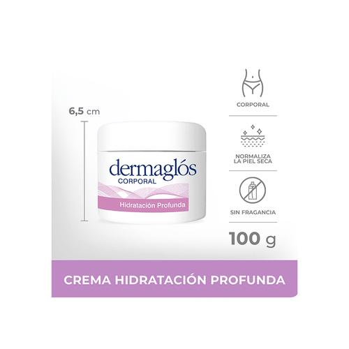 Crema Corporal Dermaglós Hidratación Profunda x 100 gr