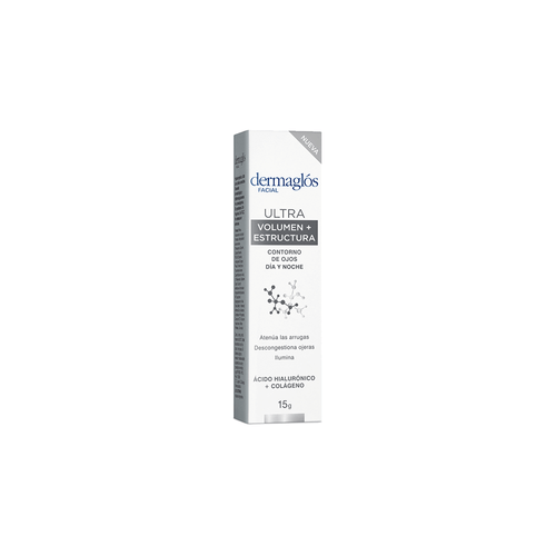 Crema Facial Dermaglos Ultra Volumen + Estructura Contorno x 15 gr