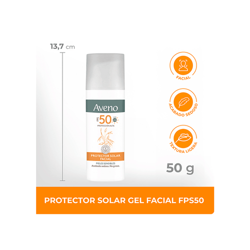 Protector Solar Facial Aveno FPS50 x 50 ml