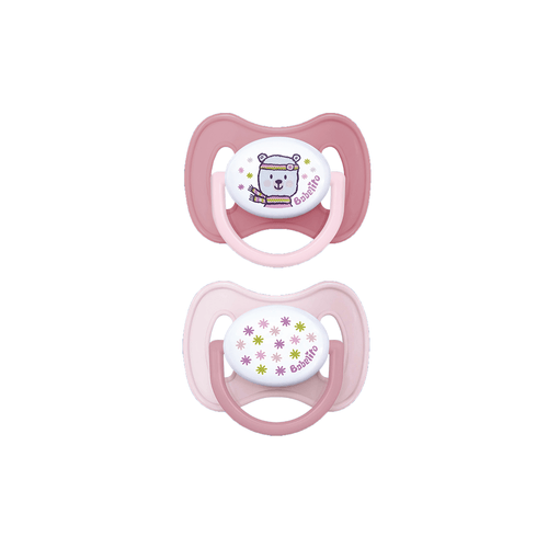 Chupete Simetrico Babelito +18 Meses T3 Rosa x 2 unid