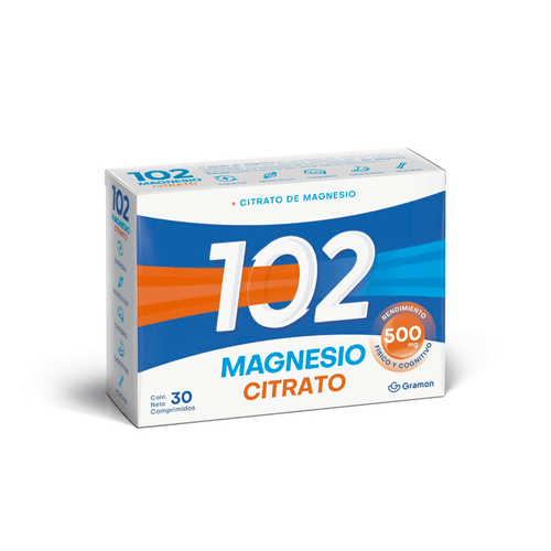 Suplemento Dietario 102 Magnesio Citrato x 30 comp