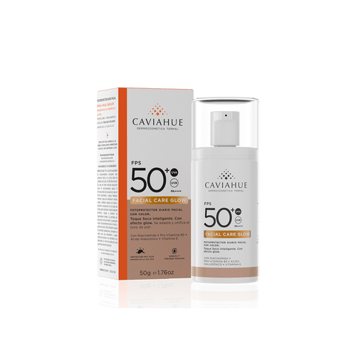Protector Solar Caviahue Facial Care Glow Color x 50 ml