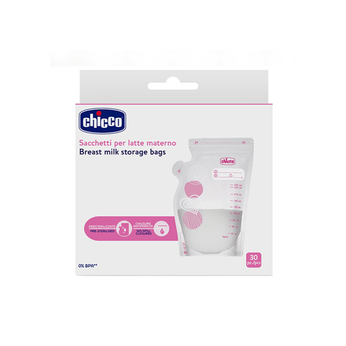 Bolsas Chicco Accesorios Contenedoras de Leche x 30 unid